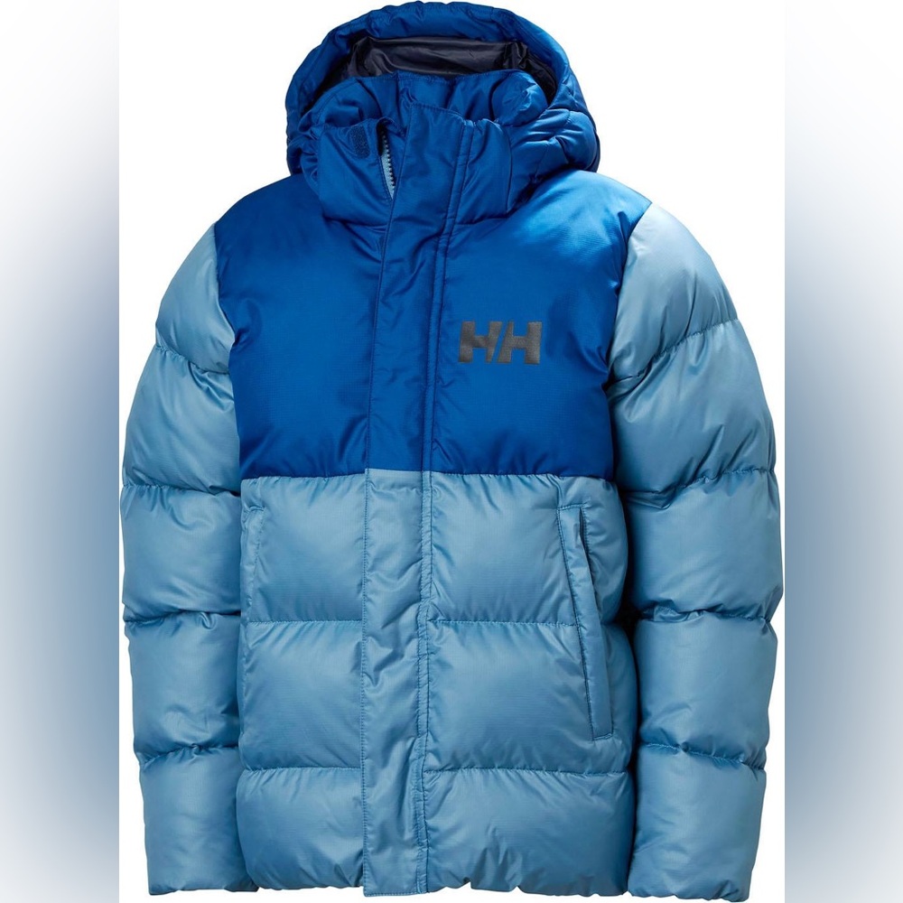 Helly Hansen Kids Blue and Gray Puffer Jacket